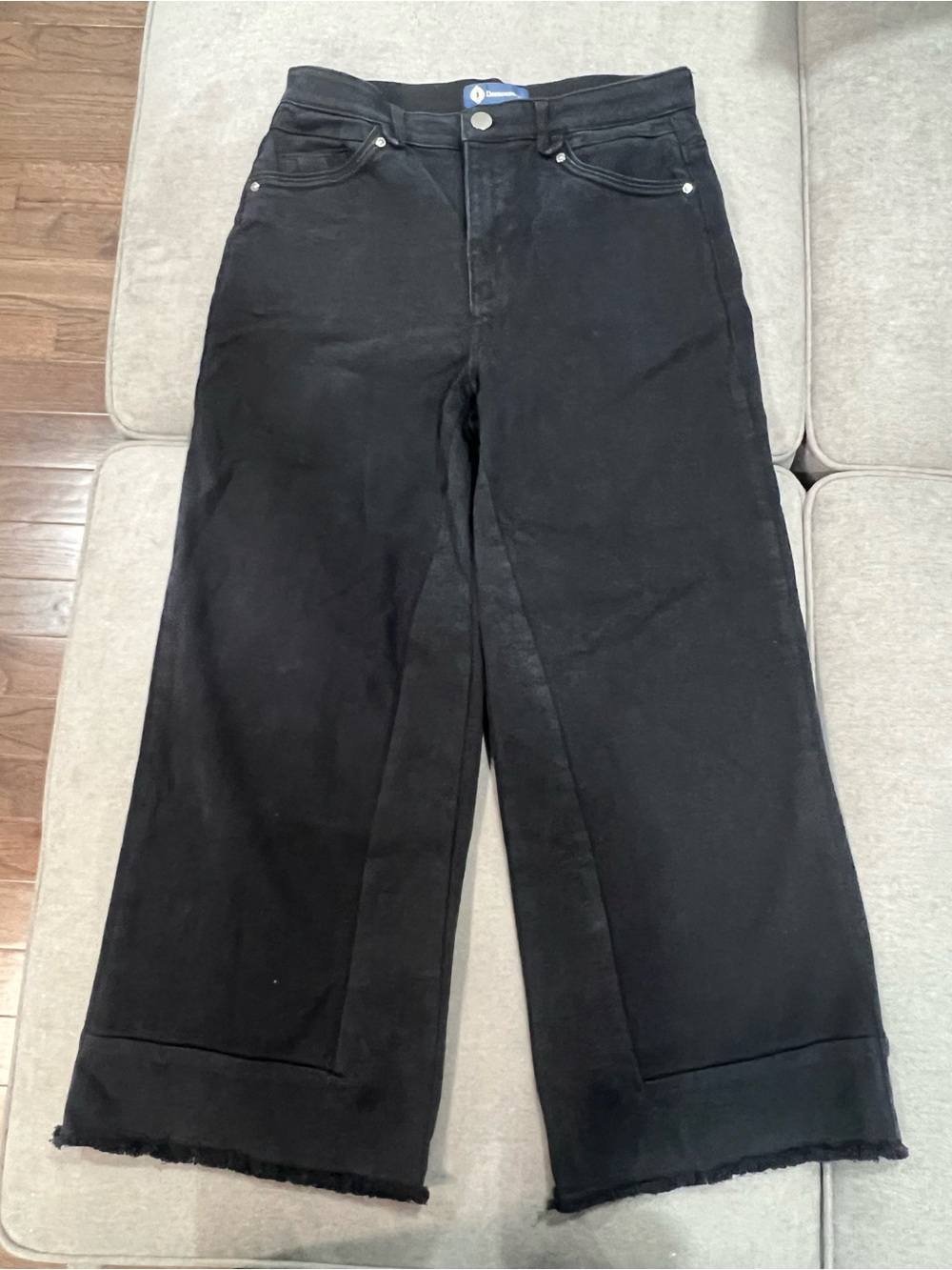 Black Wide Leg Jeans - Democracy